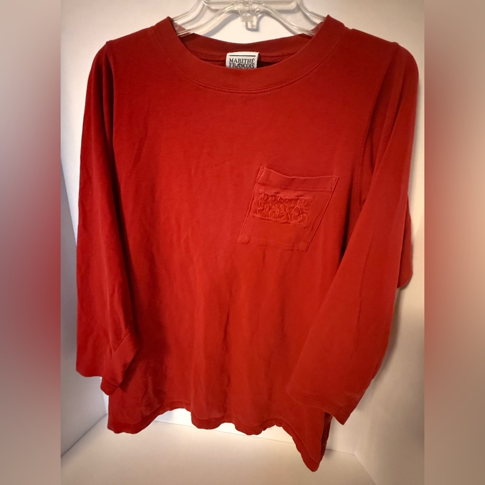 Marithe Francois Girbaud Women's Vintage  Long Sleeve One‎ Size (0027) A7